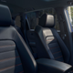A photo of the black leather seats in a Honda CR-V Hybrid.